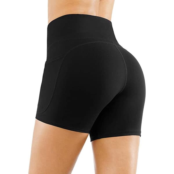 INF Kompressionsshorts - Perfekt för Yoga & Träning Svart M
