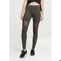 Miniatyrbild 5 av 5: Legging damstorlekar - Urban Classic - Mesh - Elastisk - Röd färg - LOOSE passform