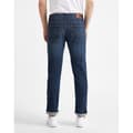 Miniatyrbild 3 av 4: LEE MVP Aristocrat Jeans - Högmidjade slim-fit raka jeans i blå stretchbomull för vuxna