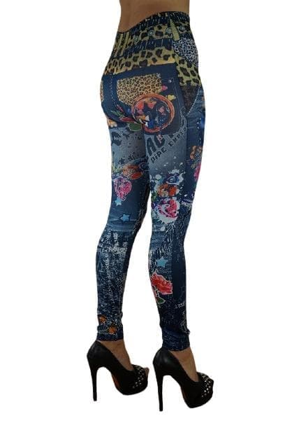 Sömlösa Mönstrade Leggings 3-pack