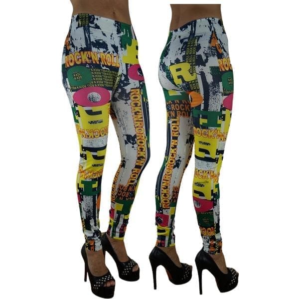 Sömlösa Mönstrade Leggings 3-pack