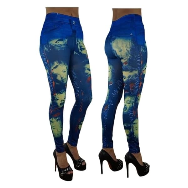 Sömlösa Mönstrade Leggings 3-pack