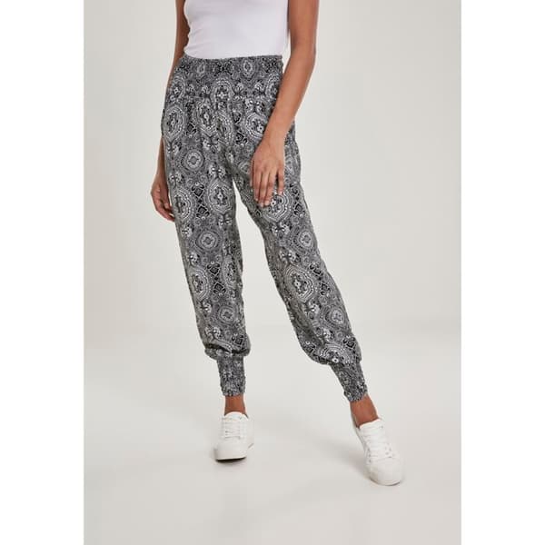 Dambyxor i stora storlekar - Urban Classic - Sarong - Grå - Extra bredt bälte - Bekväma fickor