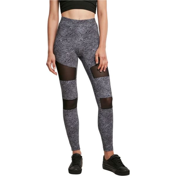 Leggings med tryck för kvinnor Urban Classics Tech Mesh AOP