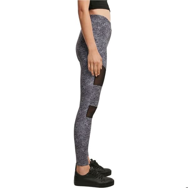 Leggings med tryck för kvinnor Urban Classics Tech Mesh AOP