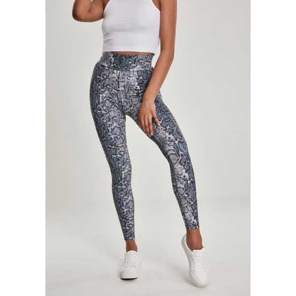 Tights dam - Urban Classic - Hög midja - Glans-effekt - Bred elastisk midja - Svart