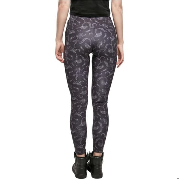 Legging - Urban Classics - Tech Mesh AOP - Mönstertryck - Meshinsatser - Stretchkomfort