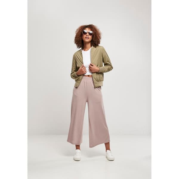 Breda byxor - Urban Classics - Dam - Färg rosa - 3/4 längd - Bekväm och avslappnad