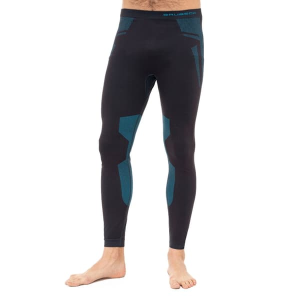 Herrbyxor Brubeck DRY Termoaktiva Leggings Svart-grafit, Grafit-blå, Mörkblå-röd