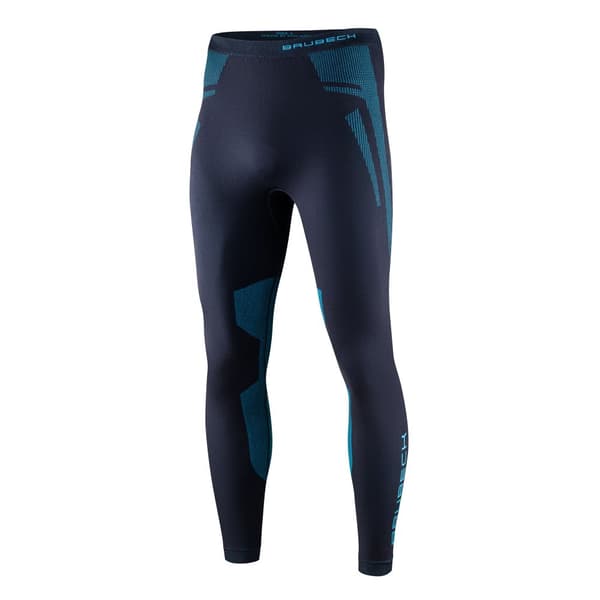 Herrbyxor Brubeck DRY Termoaktiva Leggings Svart-grafit, Grafit-blå, Mörkblå-röd