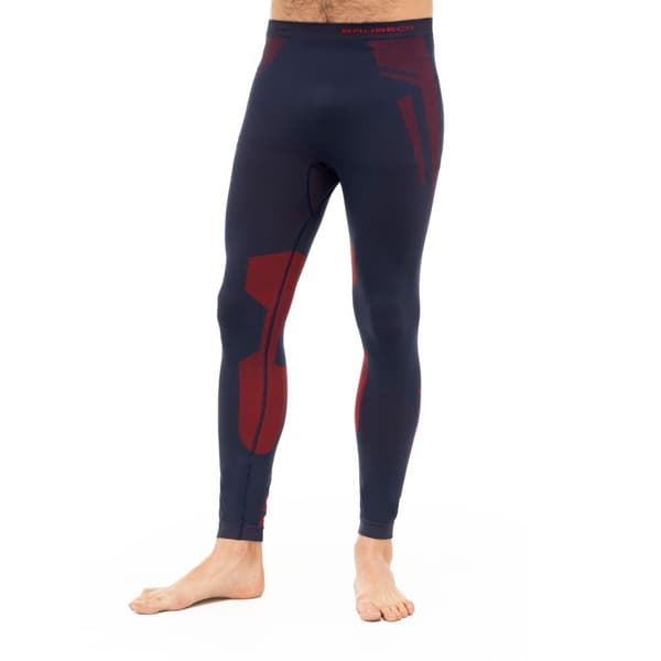 Herrbyxor Brubeck DRY Termoaktiva Leggings Svart-grafit, Grafit-blå, Mörkblå-röd