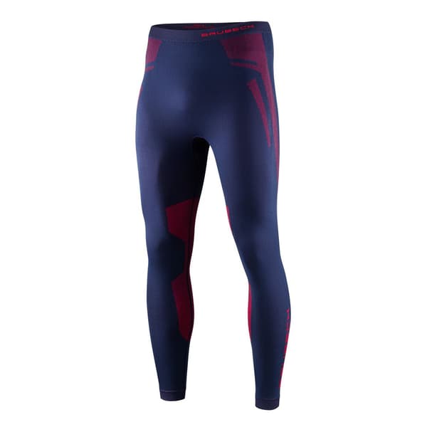 Herrbyxor Brubeck DRY Termoaktiva Leggings Svart-grafit, Grafit-blå, Mörkblå-röd