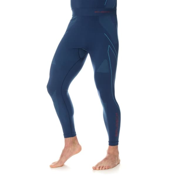 Herrbyxor Brubeck THERMO Lång Termoaktiva Leggings Svart-blå, Vinröd, Denim