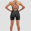 Miniatyrbillede 1 af 3: INF Sømløs rygfri bodysuit yoga jumpsuit - sort  L