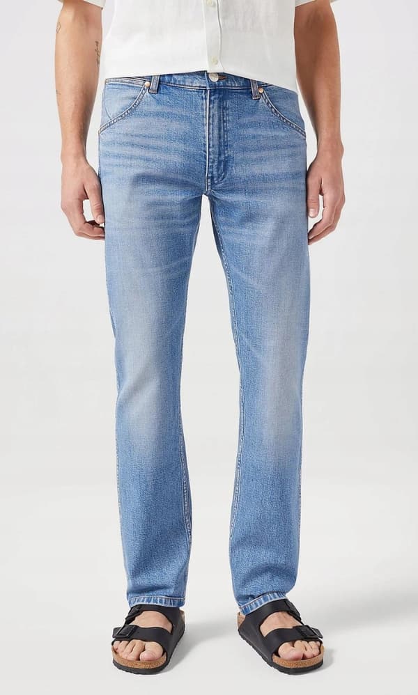 Wrangler 11MWZ SLIM ICONS DENIM Sheriff -farkut, istuvat W32-L32