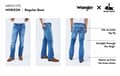 Miniatyrbild 8 av 8: Wrangler HORIZON REGULAR BOOT Onyx UTSVÄNGDA JEANS W34 L30