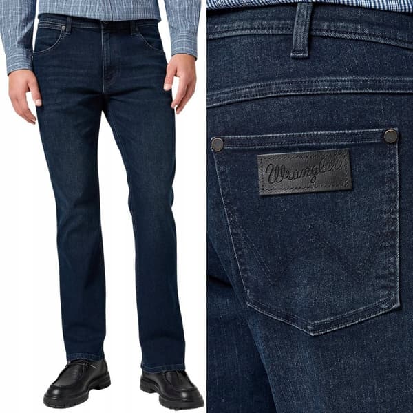 Wrangler HORIZON REGULAR BOOT Onyx UTSVÄNGDA JEANS W34 L30