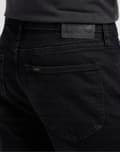 Miniatyrbild 7 av 8: Lee WEST Black Rinse Denim Lösa Svarta Raka Jeans W31 L30