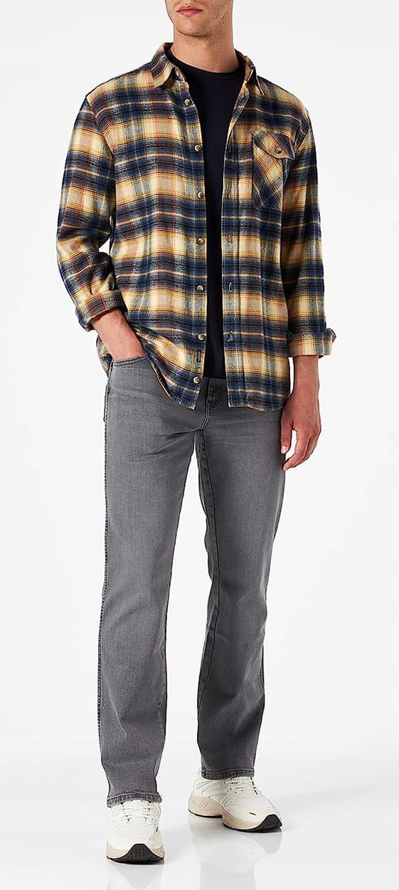 Wrangler Texas Revelation Classic Jeans Grå Denim W38 L30