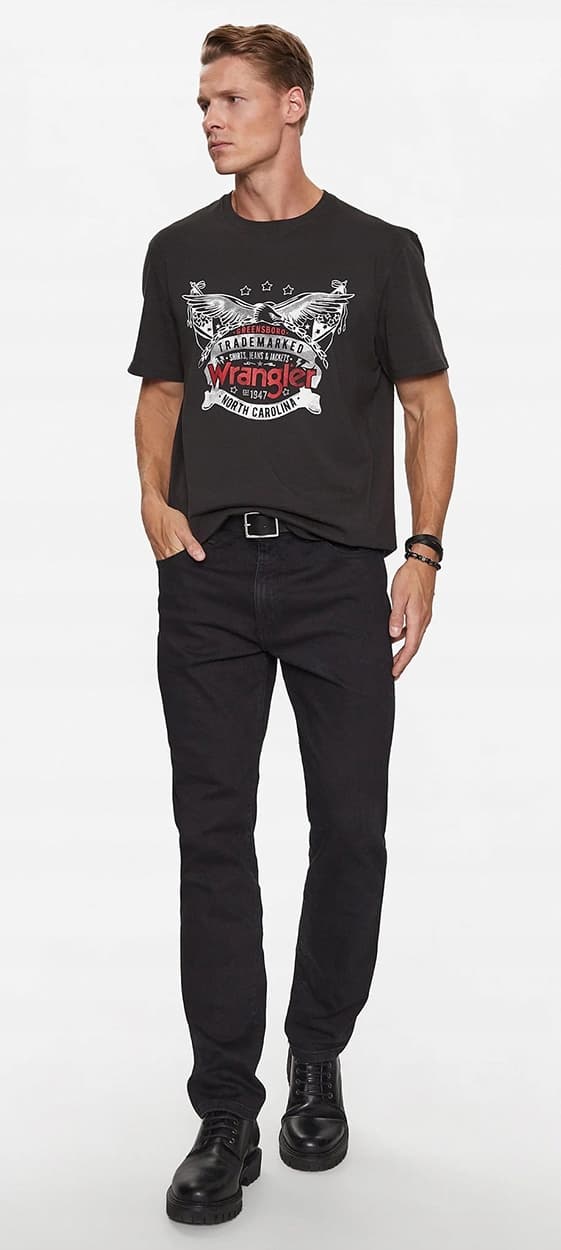 Wrangler LARSTON SLIM Atmosphere -farkut, mustat, W30, L30