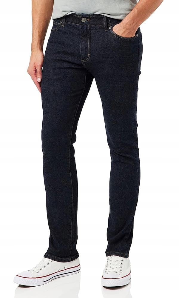Lee SKINNY FIT XM Extreme Motion BEKVÄM SKINNY MARINBLÅ DENIM W38 L34