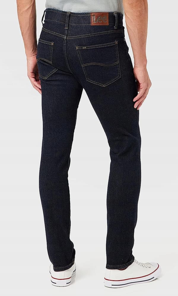 Lee SKINNY FIT XM Extreme Motion BEKVÄM SKINNY MARINBLÅ DENIM W38 L34