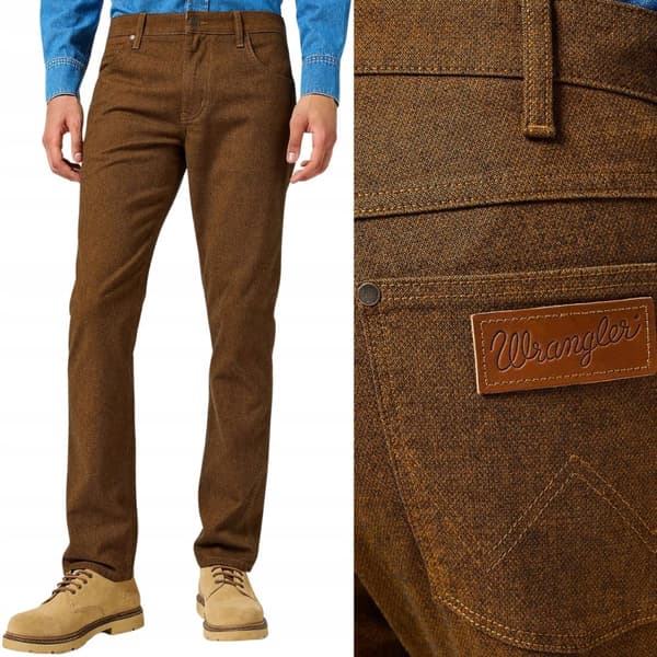Wrangler GREENSBORO Monk's Robe SIMPLE BROWN KANGASHOUSUT W30 L30