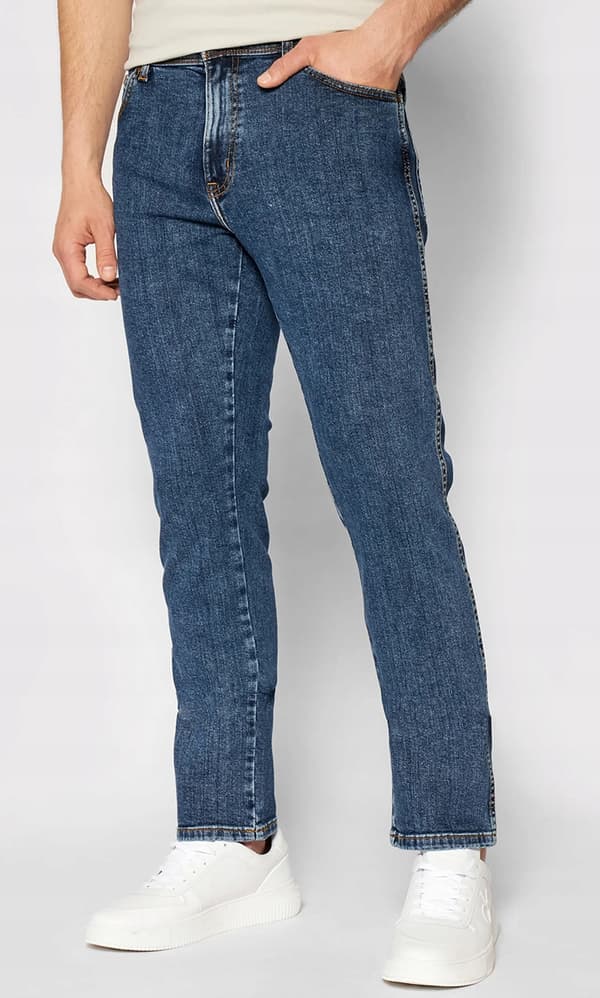 Wrangler Texas Slim Stonewash Slim Fitted Jeans W46 L32