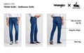 Miniatyrbild 7 av 7: Wrangler Texas Slim Stonewash Slim Fitted Jeans W46 L32