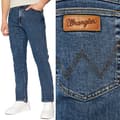 Miniatyrbild 1 av 7: Wrangler Texas Slim Stonewash Slim Fitted Jeans W46 L32