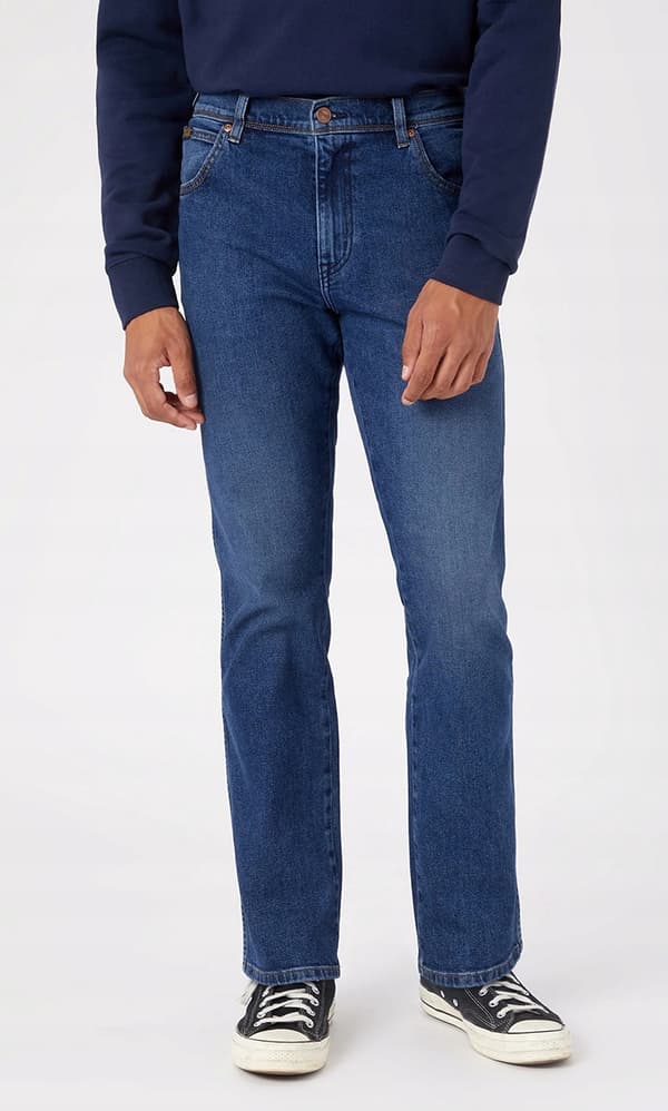 Wrangler TEXAS The Rock DENIM CLASSIC SUORAFARKUT W36 L32