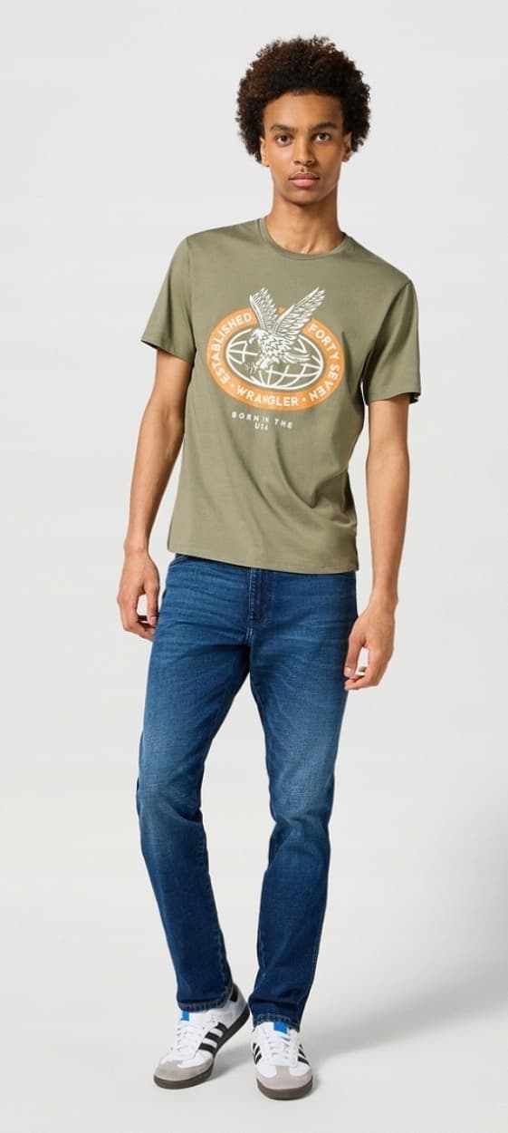 Wrangler RIVER Black Hole KLASSISKA MÖRKA AVSNÄRADE JEANS W34 L34