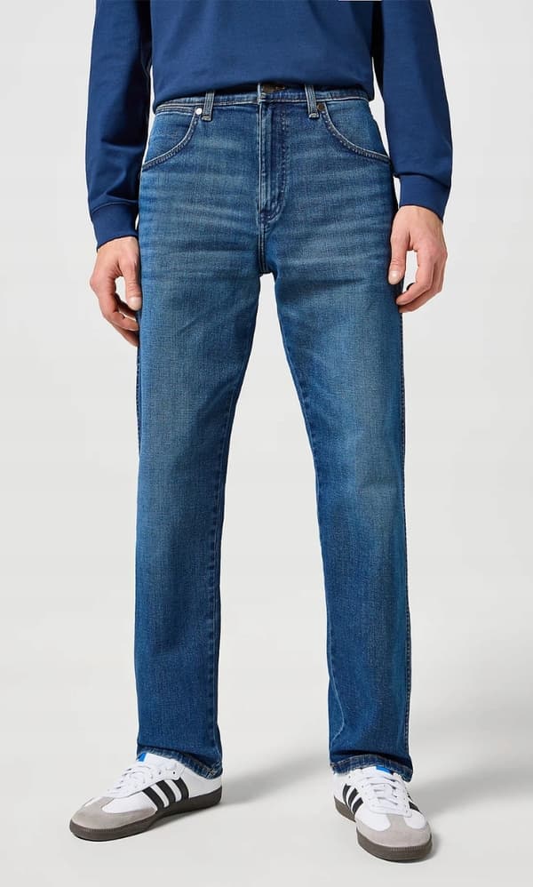 Wrangler FRONTIER Outlaw Indigo DENIM LØSE JEANS W34 L32