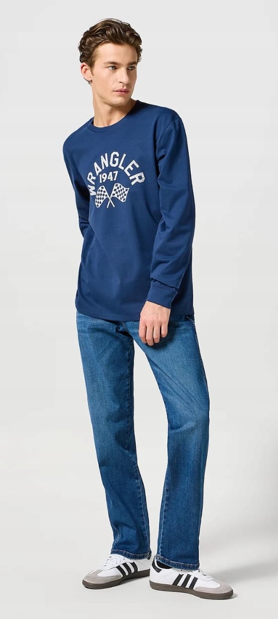 Wrangler FRONTIER Outlaw Indigo DENIM LØSE JEANS W34 L32