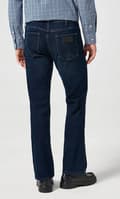 Miniatyrbillede 4 af 8: Wrangler HORIZON REGULAR STØVLE Onyx FLARED JEANS W36 L34
