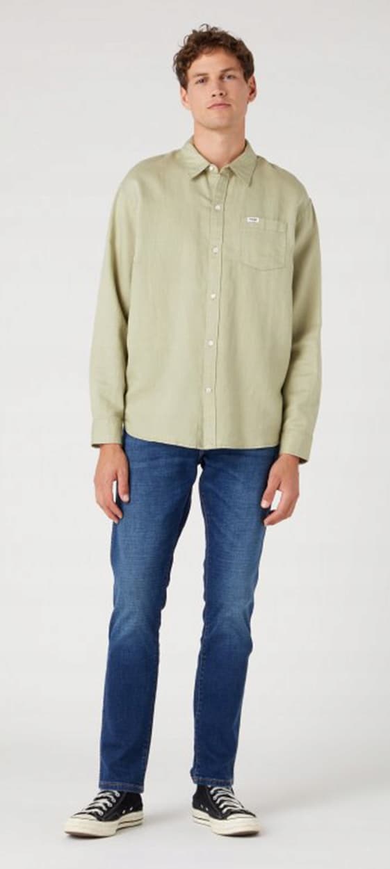 Wrangler LARSTON SLIM For Real DENIM FITTED -FARKUT W32 L36