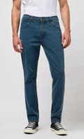 Pikkukuva 3 / 8: Wrangler LARSTON SLIM Stormy Wash TUMMAT FARKUT W36 L34