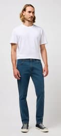 Pikkukuva 5 / 8: Wrangler LARSTON SLIM Stormy Wash TUMMAT FARKUT W36 L34