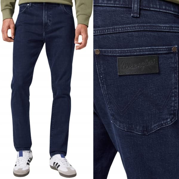 Wrangler LARSTON Midnight Depth 365 LÄMPIMÄT ISTUVAT FARKUT W36 L30