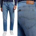 Miniatyrbillede 1 af 8: Lee RIDER SLIM Worn In Travis FITTED JEANS W31 L30
