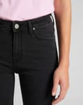 Miniatyrbillede 11 af 11: Lee Scarlett High Slim-jeans i sort til kvinder, 31/33