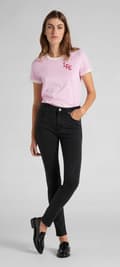 Miniatyrbillede 10 af 11: Lee Scarlett High Slim-jeans i sort til kvinder, 30 L31