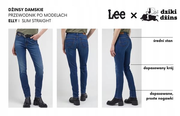 Lee ELLY SLIM Feels Like Indigo Raka Damjeans W27 L33