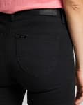 Pikkukuva 7 / 8: Lee SCARLETT HIGH BLACK NAISTEN KORKEAT SLIM -FARKUT W31 L31