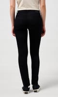 Pikkukuva 4 / 11: Wrangler SLIM Noir MUSTA SUORA HIGH NAISTEN FARKUT W31 L32