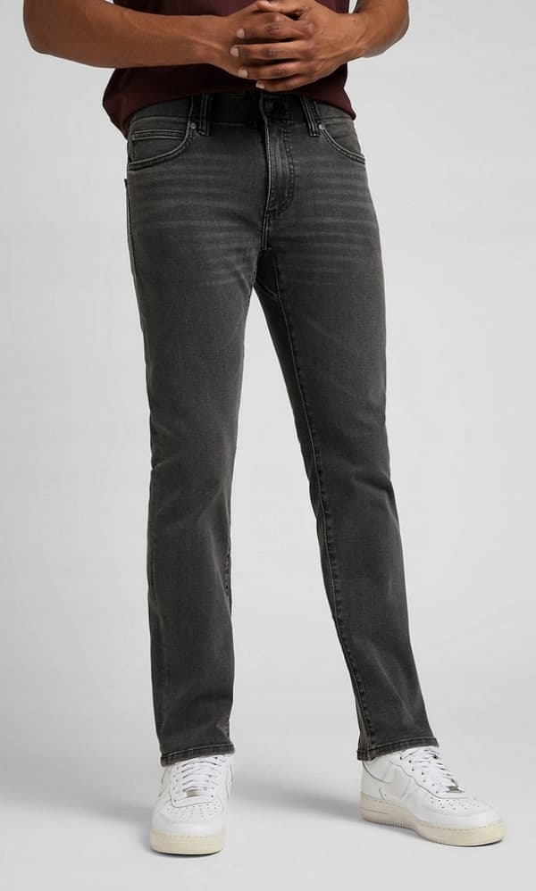 Lee SLIM FIT Extreme Motion Forge KOMFORTABLE GRÅ JEANS W33 L36