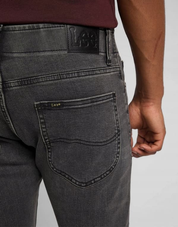 Lee SLIM FIT Extreme Motion Forge KOMFORTABLE GRÅ JEANS W33 L36