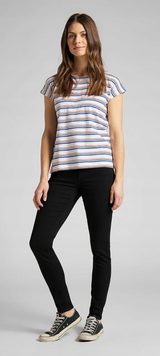 Lee SCARLETT Black Rinse SVARTA DAMSKINNYJEANS W27 L31