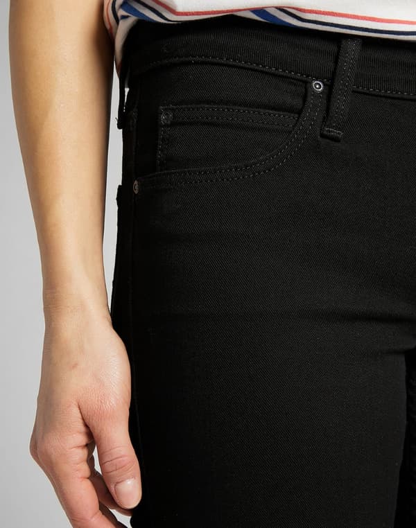 Lee SCARLETT Black Rinse SVARTA DAMSKINNYJEANS W27 L31
