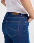 Miniatyrbillede 6 af 8: Lee Scarlett High Night Sky Dame High Slim Jeans W31 L31